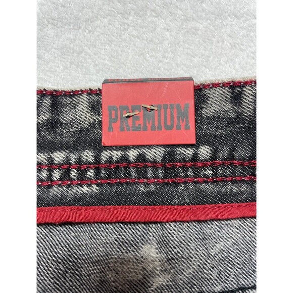 Contender Premium Men's Slim Straight Leg Patched Distressed Jeans Size 40x34 - Picture 6 of 15